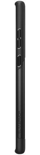 Spigen Slim Armor Samsung Galaxy S22 Ultra Hoesje Zwart afbeelding 6