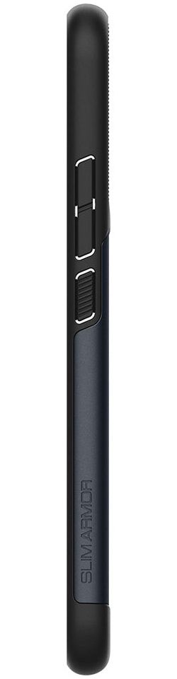 Spigen Slim Armor Samsung Galaxy S22 Hoesje Back Cover Metal Slate afbeelding 7