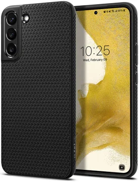 Spigen Liquid Air Samsung Galaxy S22 Hoesje Back Cover Zwart