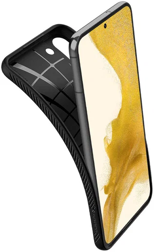 Spigen Liquid Air Samsung Galaxy S22 Hoesje Back Cover Zwart afbeelding 3