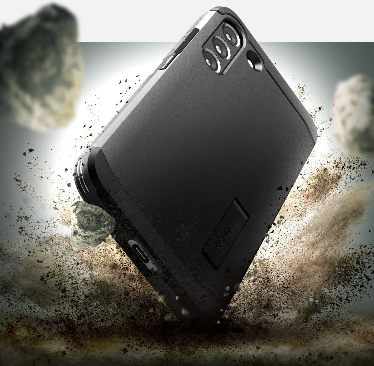 Spigen Tough Armor Samsung Galaxy S22 Hoesje Back Cover Zwart afbeelding 8