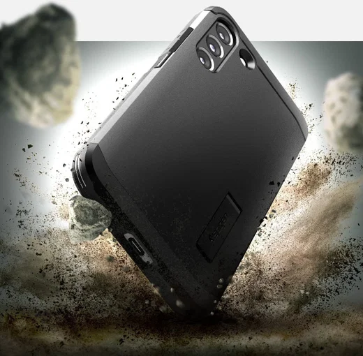 Spigen Tough Armor Samsung Galaxy S22 Hoesje Back Cover Zwart afbeelding 8