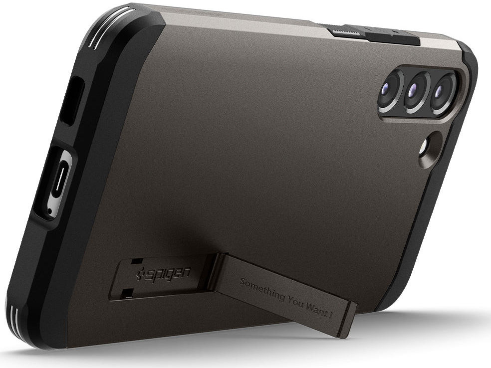 Spigen Tough Armor Samsung Galaxy S22 Hoesje Back Cover Gunmetal afbeelding 2