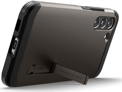 Spigen Tough Armor Samsung Galaxy S22 Hoesje Back Cover Gunmetal afbeelding 2