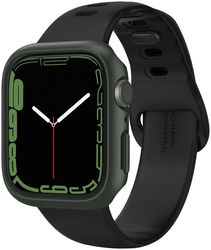 Spigen Thin Fit Apple Watch 7/8 45MM Hoesje Hard Plastic Bumper Groen afbeelding