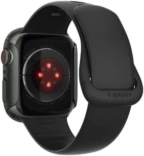 Spigen Thin Fit Apple Watch 7/8 45MM Hoesje Hard Plastic Bumper Groen afbeelding 13
