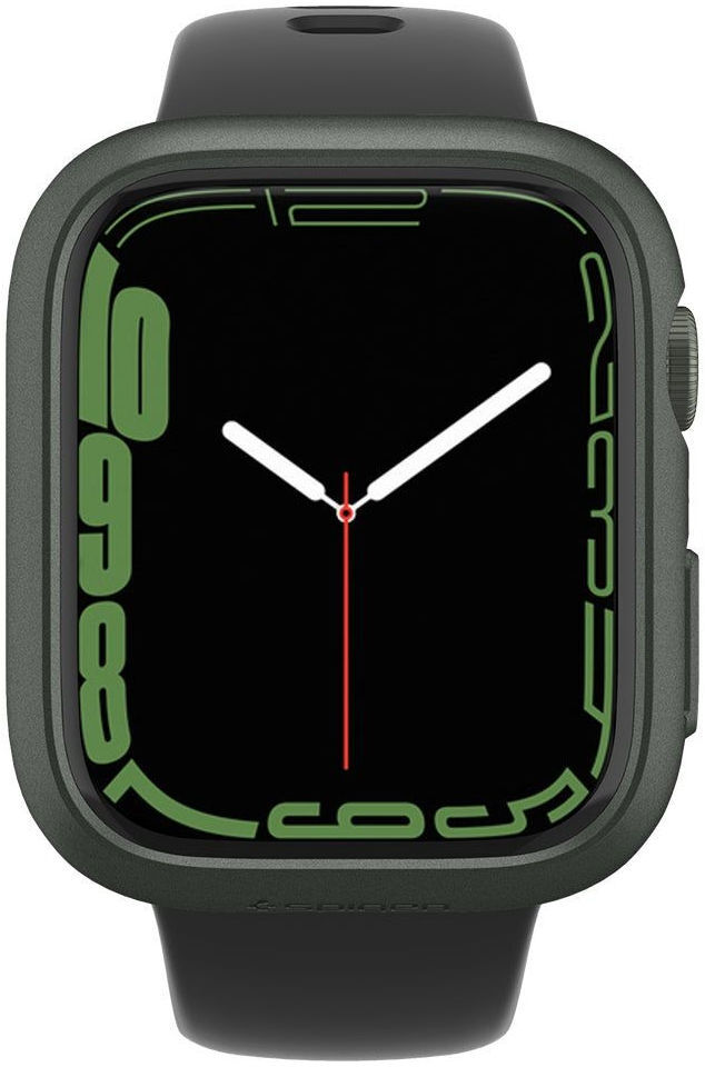 Spigen Thin Fit Apple Watch 7/8 45MM Hoesje Hard Plastic Bumper Groen afbeelding 3