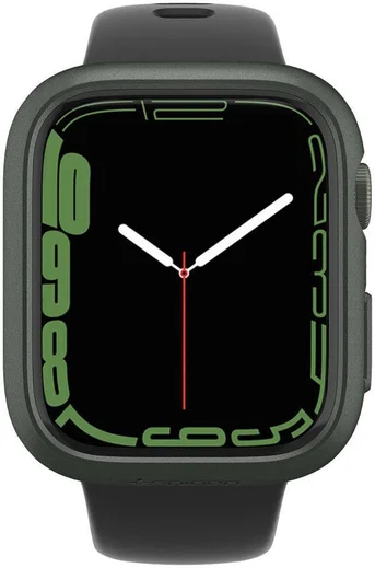 Spigen Thin Fit Apple Watch 7/8 45MM Hoesje Hard Plastic Bumper Groen afbeelding 3