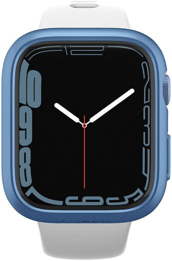 Spigen Thin Fit - Apple Watch 7/8/9 45MM - Hard Case - Plastic Bumper - Blauw afbeelding 3
