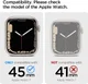 Spigen Thin Fit Apple Watch 7/8/9 45MM Case Hard Plastic Bumper Grijs afbeelding 10