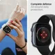 Spigen Thin Fit Apple Watch 7/8/9 45MM Case Hard Plastic Bumper Grijs afbeelding 6