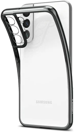 Spigen Optik Crystal Samsung Galaxy S22 Plus Hoesje Transparant Grijs afbeelding 2