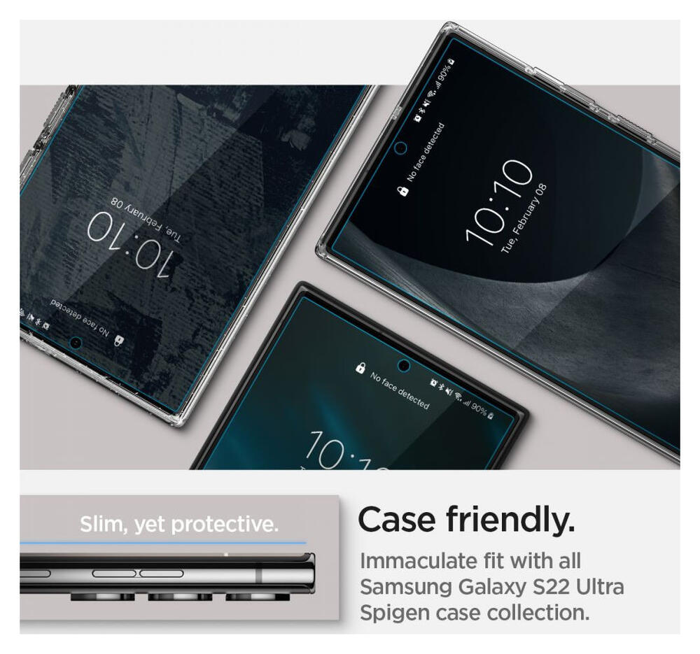 Spigen Neo Flex Samsung Galaxy S22 Ultra Screen Protector (2-Pack) afbeelding 7