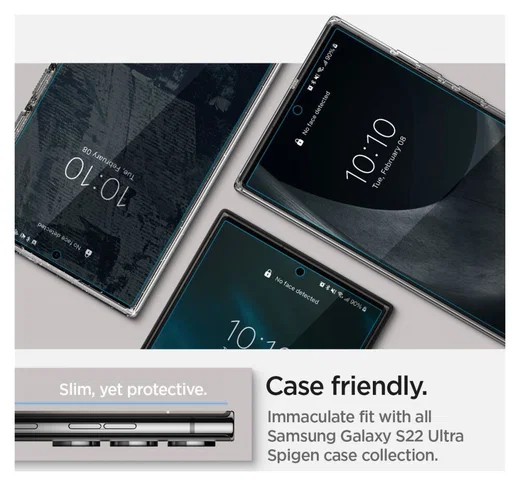 Spigen Neo Flex Samsung Galaxy S22 Ultra Screen Protector (2-Pack) afbeelding 7