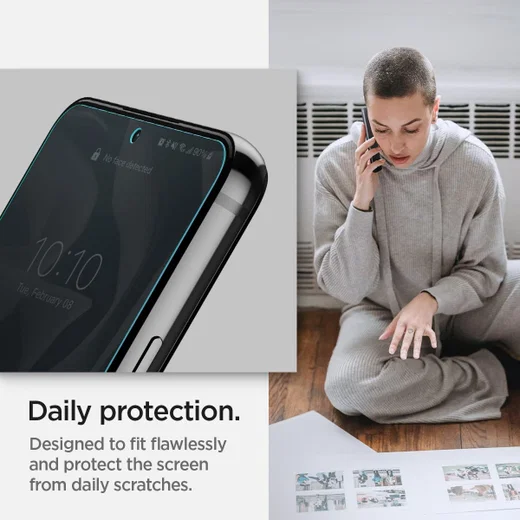 Spigen Neo Flex Samsung Galaxy S22 Screen Protector (2-Pack) afbeelding 3