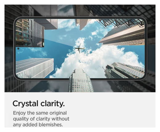 Spigen EZ Fit Glas.tR Samsung Galaxy S22 Plus Screen Protector 2-Pack afbeelding 6