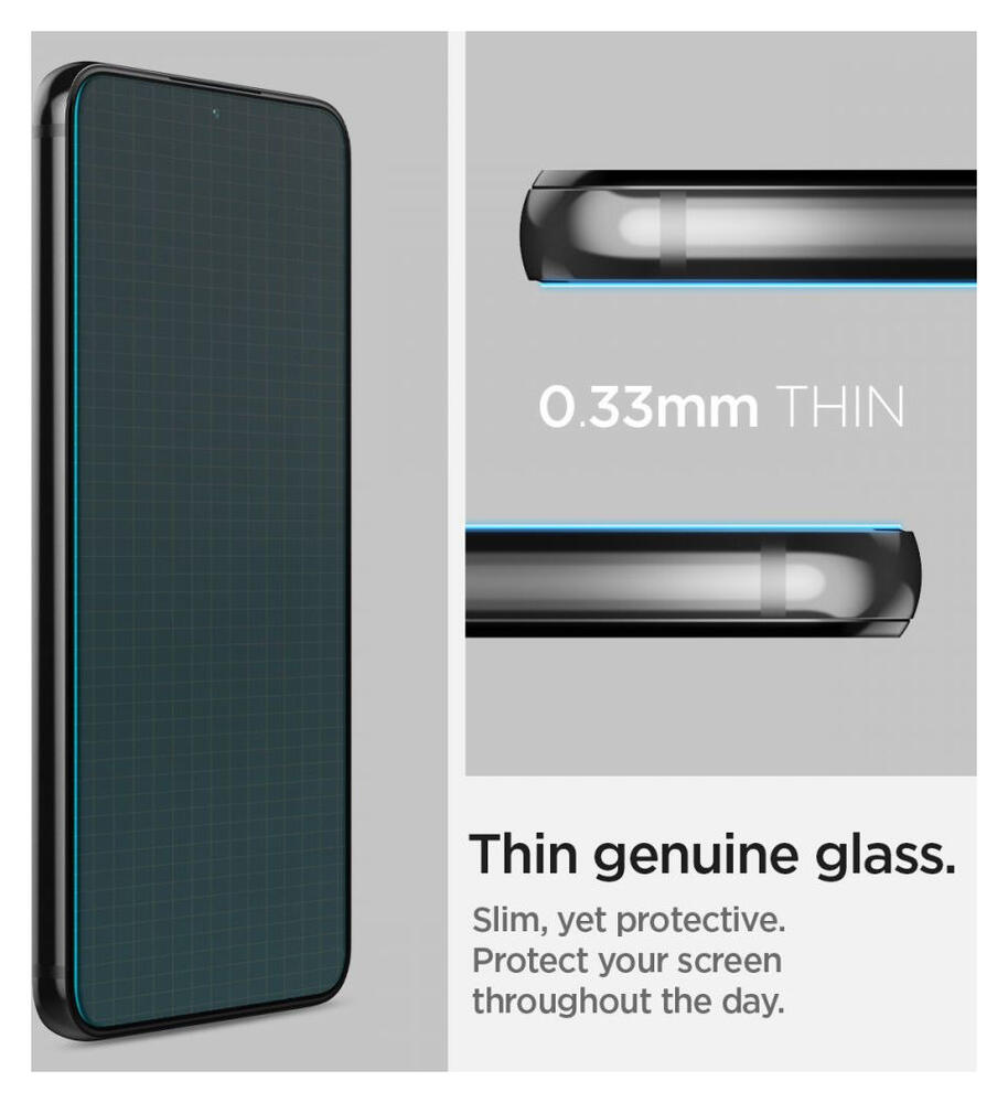 Spigen EZ Fit Glas.tR Samsung Galaxy S22 Plus Screen Protector 2-Pack afbeelding 9