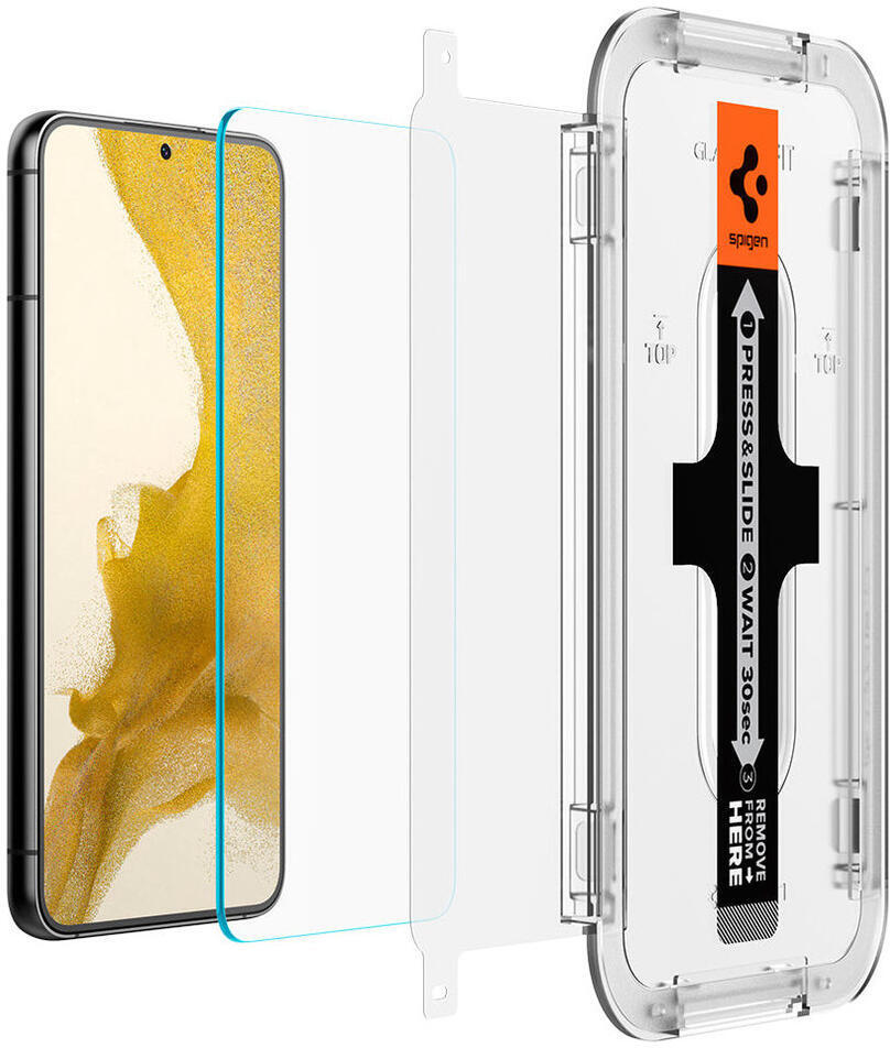 Spigen EZ Fit GLAS.tR Samsung Galaxy S22 Screen Protector (2-Pack) afbeelding 1