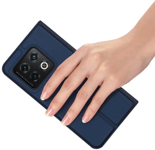 Dux Ducis Skin Pro OnePlus 10 Pro Hoesje Wallet Book Case Blauw afbeelding 4