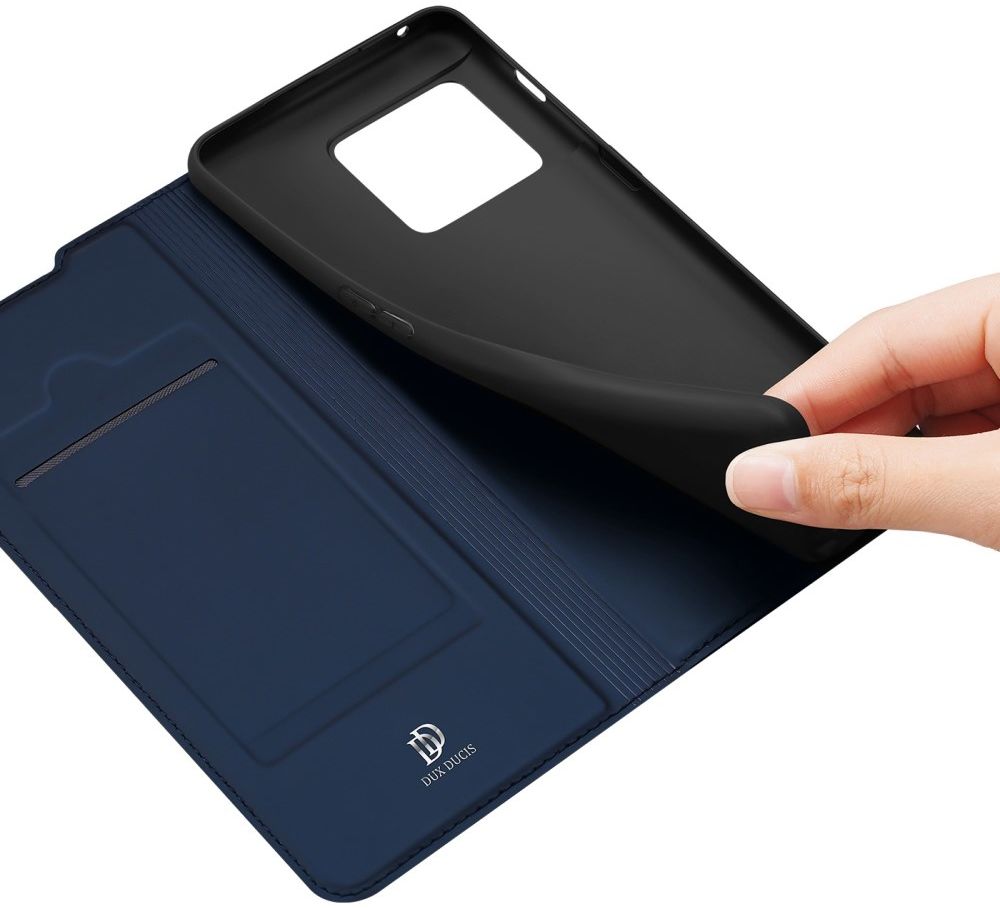 Dux Ducis Skin Pro OnePlus 10 Pro Hoesje Wallet Book Case Blauw afbeelding 5