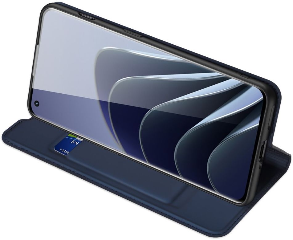 Dux Ducis Skin Pro OnePlus 10 Pro Hoesje Wallet Book Case Blauw afbeelding 6