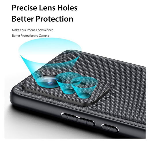 Dux Ducis Fino Series Xiaomi 12 / 12X Hoesje Back Cover Zwart afbeelding 4
