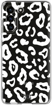 HappyCase Samsung Galaxy S21 FE Hoesje Flexibel TPU Luipaard Print