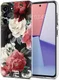 HappyCase Samsung Galaxy S21 FE Hoesje Flexibel TPU Rozen Print afbeelding 2