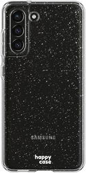 HappyCase Samsung Galaxy S21 FE Hoesje Flexibel TPU Glitter Print afbeelding