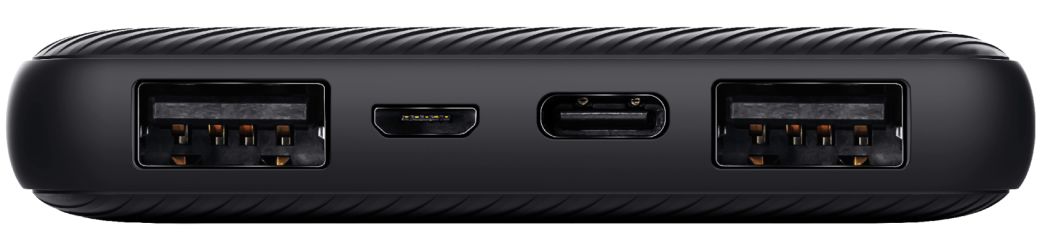 Trust Primo Eco Ultra Dunne USB-A/USB-C Powerbank 10.000 mAh Zwart afbeelding 4