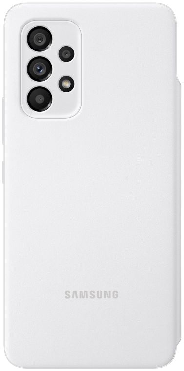 Origineel Samsung Galaxy A53 Hoesje Smart Clear View Cover Wit afbeelding 4