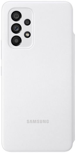 Origineel Samsung Galaxy A53 Hoesje Smart Clear View Cover Wit afbeelding 4