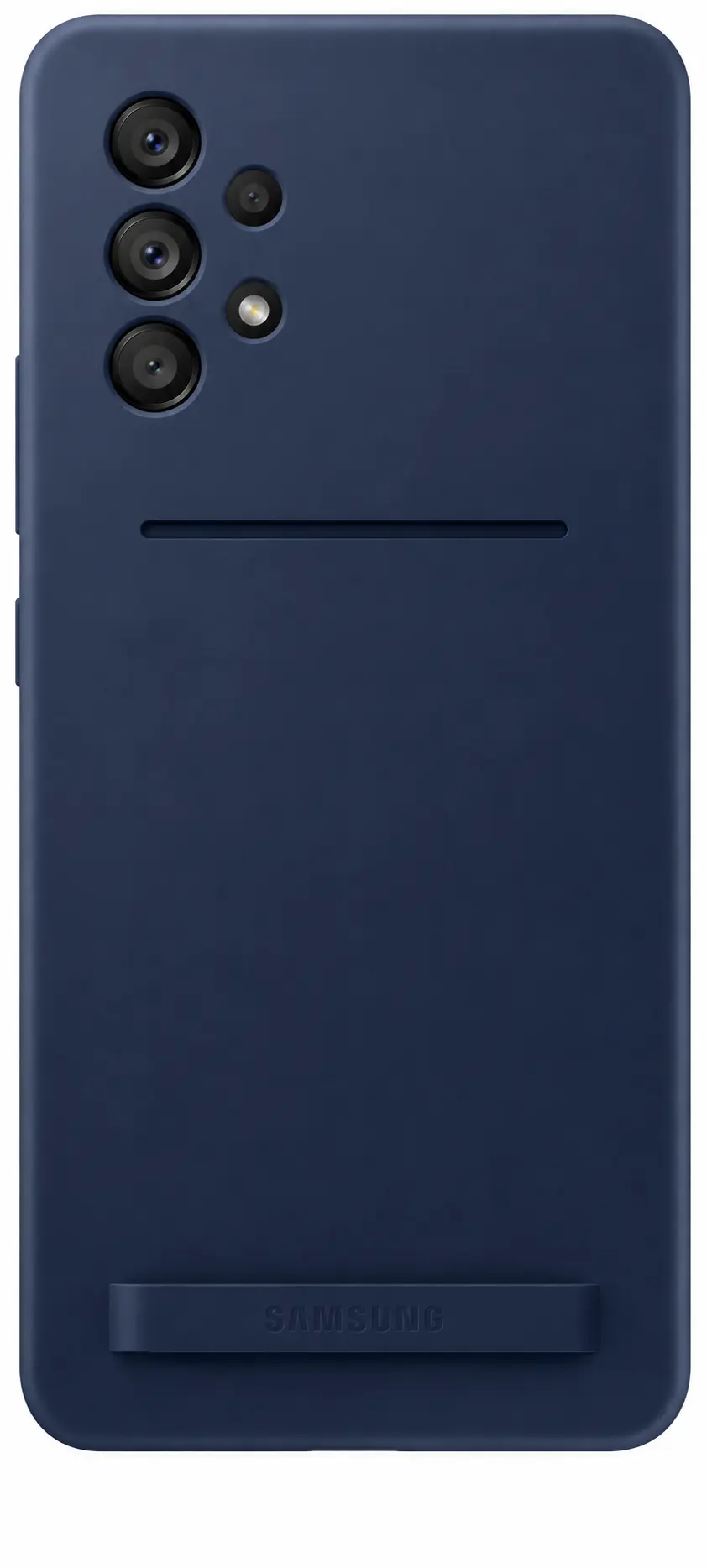 Origineel Samsung Galaxy A53 Hoesje Silicone Cover met Band Blauw afbeelding 1
