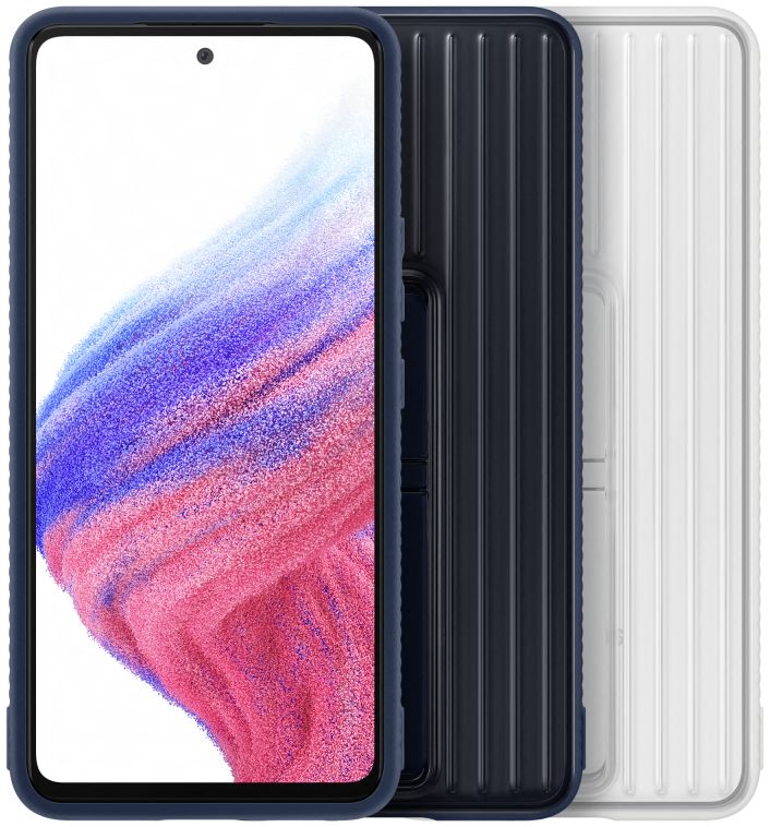 Origineel Samsung Galaxy A53 Hoesje Protective Standing Cover Wit afbeelding 9