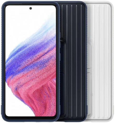Origineel Samsung Galaxy A53 Hoesje Protective Standing Cover Wit afbeelding 9
