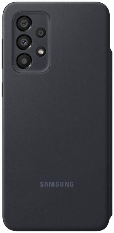 Origineel Samsung Galaxy A33 Hoesje Smart Clear View Cover Zwart afbeelding 4