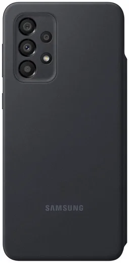 Origineel Samsung Galaxy A33 Hoesje Smart Clear View Cover Zwart afbeelding 4