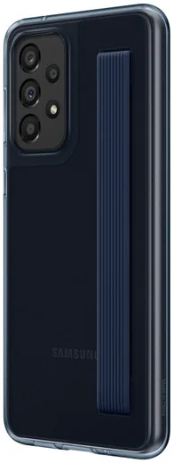 Origineel Samsung Galaxy A33 Hoesje Slim Strap Cover Zwart/Blauw afbeelding 1