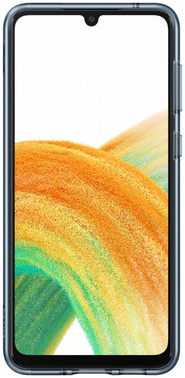 Origineel Samsung Galaxy A33 Hoesje Slim Strap Cover Zwart/Blauw afbeelding 3