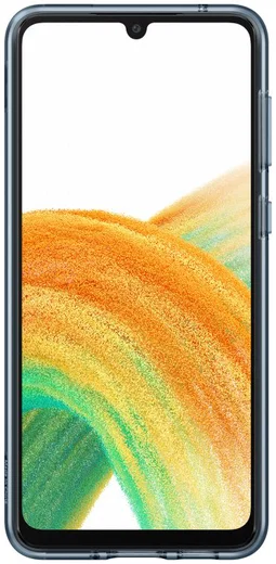 Origineel Samsung Galaxy A33 Hoesje Slim Strap Cover Zwart/Blauw afbeelding 3