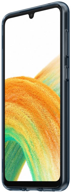 Origineel Samsung Galaxy A33 Hoesje Slim Strap Cover Zwart/Blauw afbeelding 4