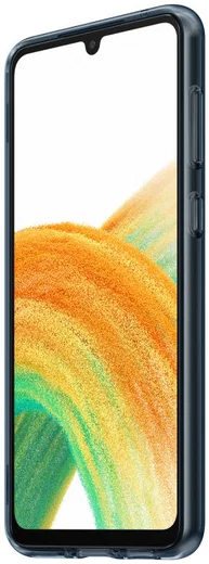 Origineel Samsung Galaxy A33 Hoesje Slim Strap Cover Zwart/Blauw afbeelding 4