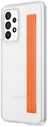 Origineel Samsung Galaxy A33 Hoesje Slim Strap Cover Wit/Oranje