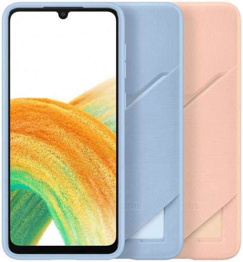 Origineel Samsung Galaxy A33 Hoesje Card Slot Cover Oranje afbeelding 6