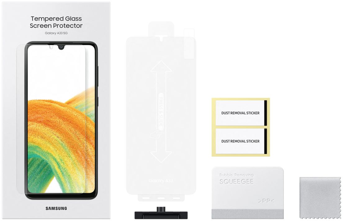 Originele Samsung Galaxy A33 Screen Protector Tempered Glass afbeelding 7