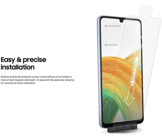 Originele Samsung Galaxy A33 Screen Protector Tempered Glass afbeelding 5