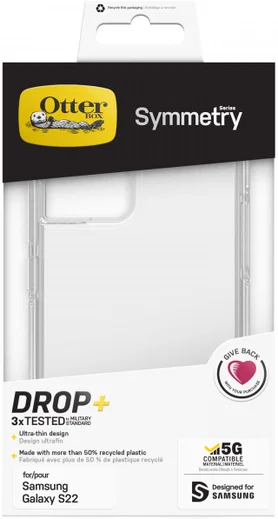 OtterBox Symmetry Samsung Galaxy S22 Hoesje Back Cover Transparant afbeelding 10