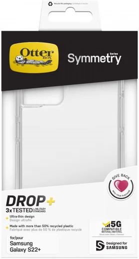 OtterBox Symmetry Samsung Galaxy S22 Plus Hoesje Transparant afbeelding 2