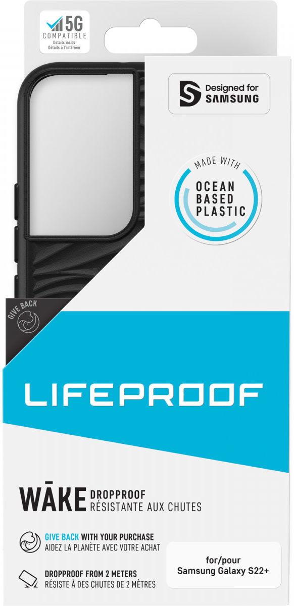 LifeProof Wake Samsung Galaxy S22 Plus Hoesje Back Cover Zwart afbeelding 9