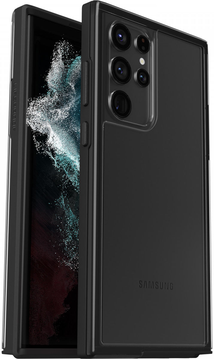 LifeProof See Samsung Galaxy S22 Ultra Hoesje Transparant Zwart afbeelding 1